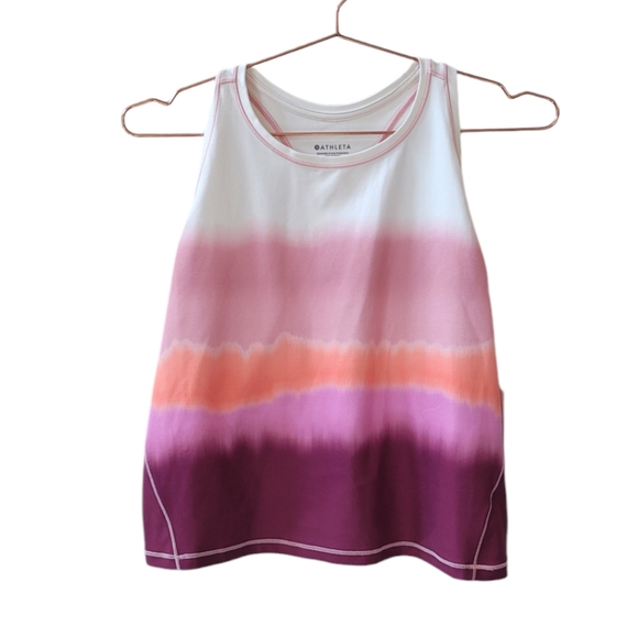 Athleta Tops - ATHLETA Shanti Printed Crop Tank Top Size 1X